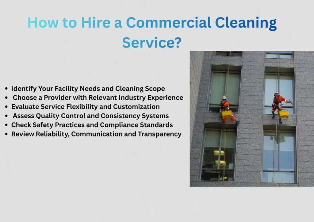 How to hire a commercial cleaning services