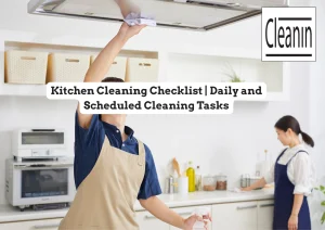 kitchen cleaning checklist