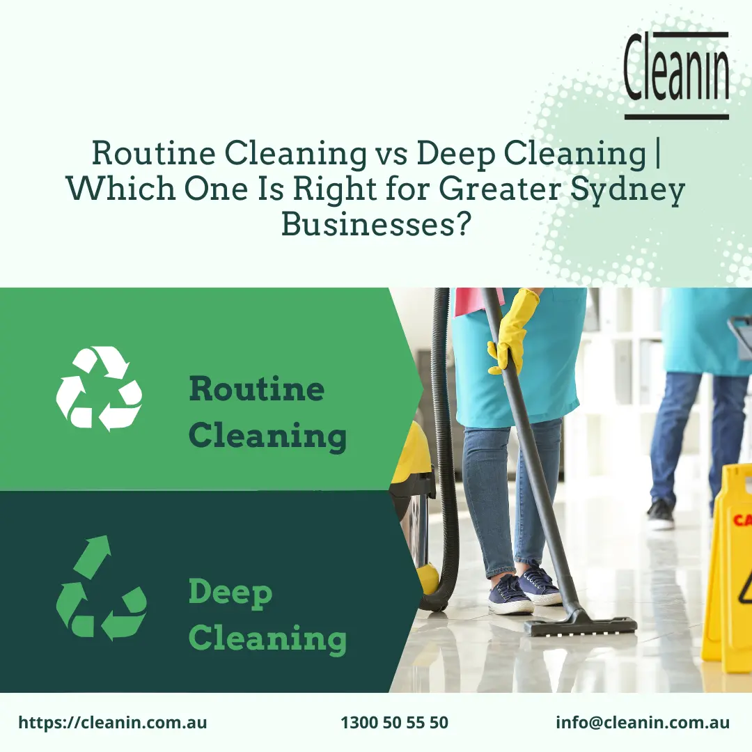 difference between routine cleaning and deep cleaning