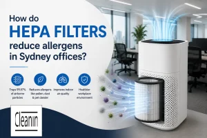 How do HEPA filters reduce allergens in Sydney offices