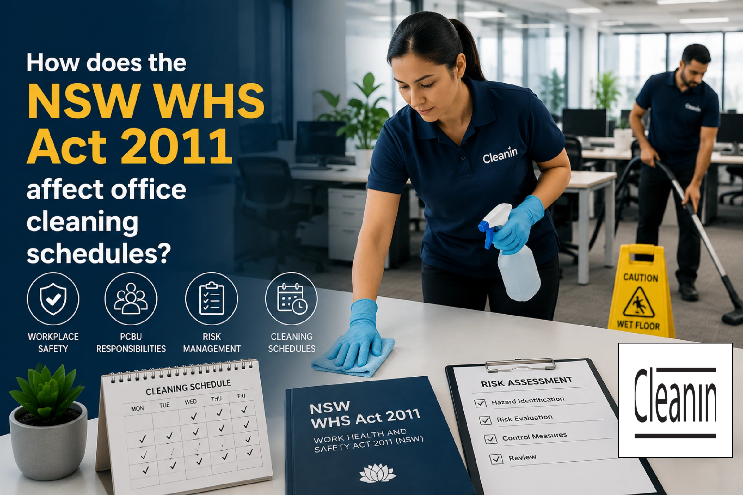 NSW WHS Act 2011 affect office cleaning schedules