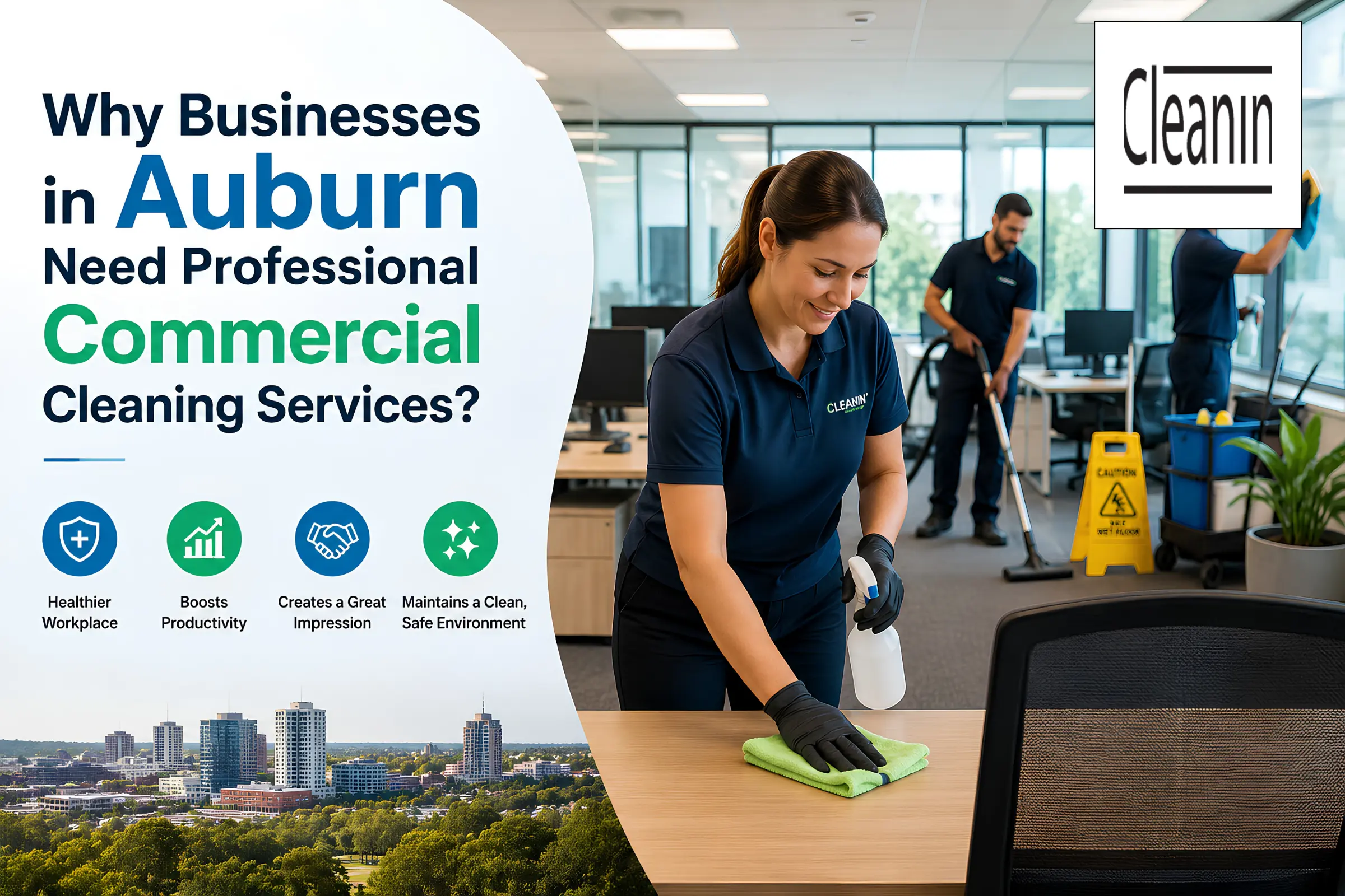 why businesses in Auburn need commercial cleaning services