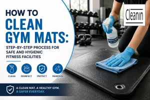 step by step guide to clean commercial gym mats