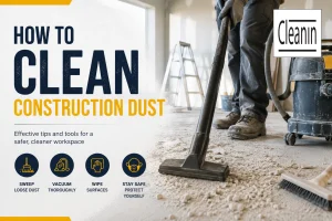 how to clean up construction dust