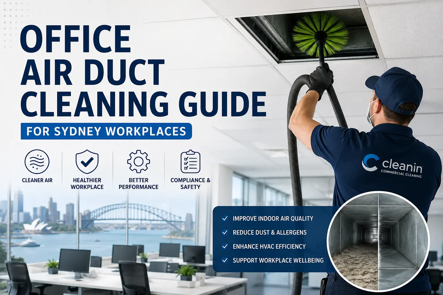 office air duct cleaning guide for sydney workplaces