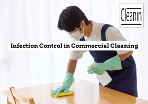 cleanin team disinfecting surface for infection control